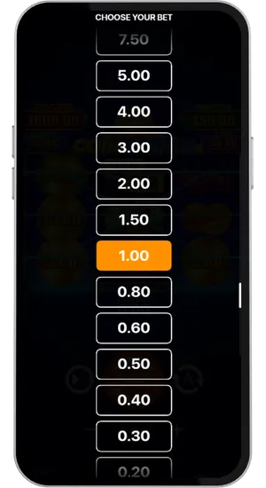 Ustawianie stawki od 0,20 do 100 PLN w Coin Strike
